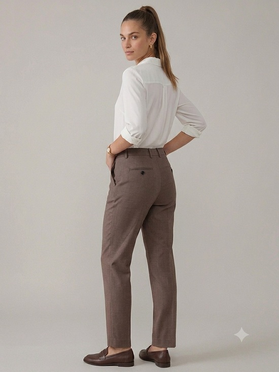 Express Pants - Express Extra Slim Dress Pants – Brown